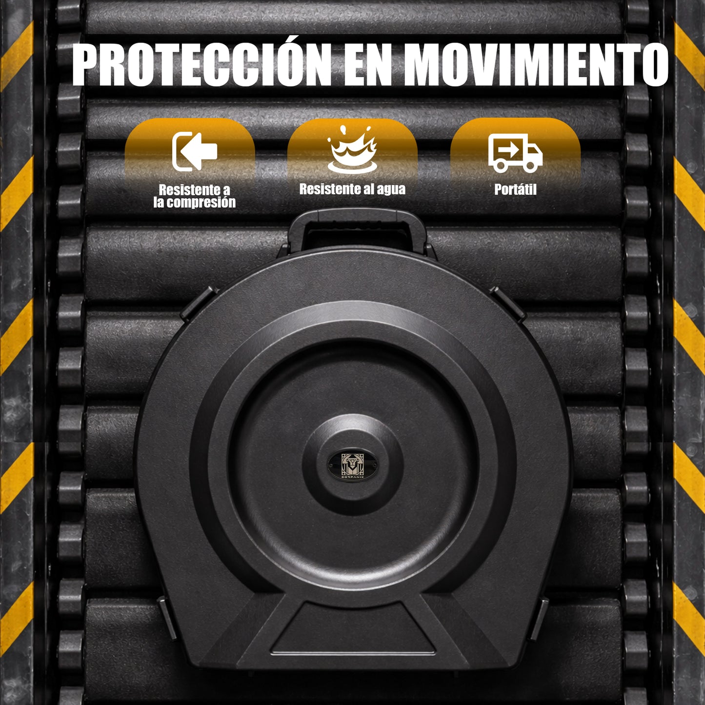 GORPANIX Estuche Rígido Profesional para Platillos de 21"/24"
