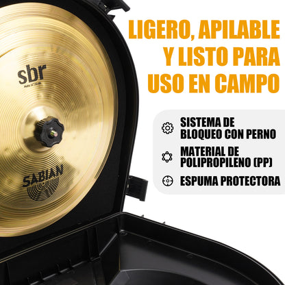GORPANIX Estuche Rígido Profesional para Platillos de 21"/24"