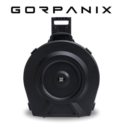 GORPANIX Estuche rígido para platillos rodantes de 24" - PRO BLACK