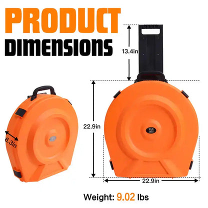 21" Con Ruedas – Naranja