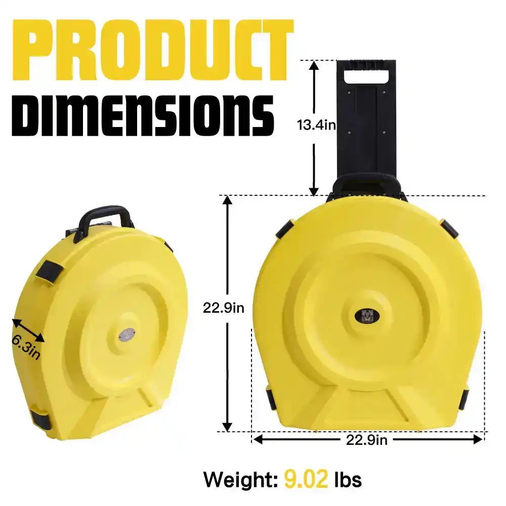 21" Con Ruedas – Amarillo